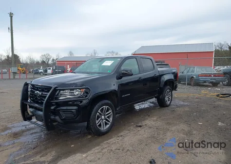 2021 Chevrolet Colorado 4Wd Short Box Wt z USA, uszkodzony, nr VIN 1GCGTBENXM1179072
